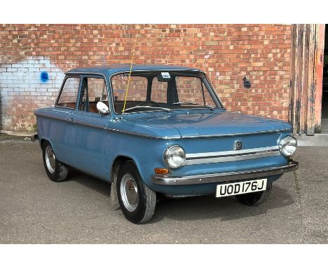 1971 NSU Prinz 4LRegistration number UOD 176JBlue with tan interiorOriginal tool kitSpare wheel40,000 recorded milesSlight ru