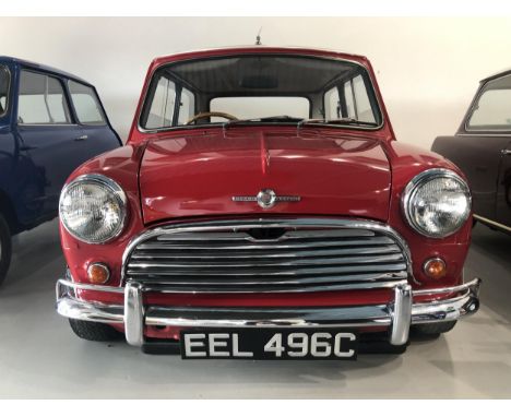 1965 Morris Mini CooperRegistration number EEL 496CChassis number K/A254748988Engine number 9FDSAH9047Tartan red with a white