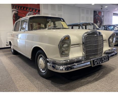 1966 Mercedes-Benz 230S Registration number GVU 92D White with a blue interior Automatic Ex-South African car Rare right hand