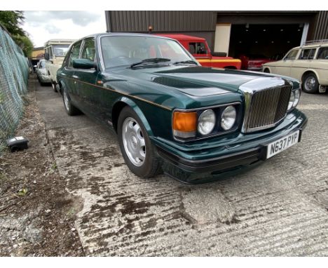 1996 Bentley Turbo R Registration number N637 PYP Green with piped magnolia hide and sheepskin mats 67,700 recorded miles MOT