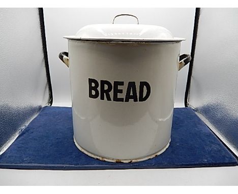 Enamel bread bin