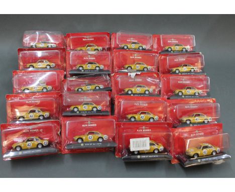 20 boxed Alfa Romeo sports collection model cars