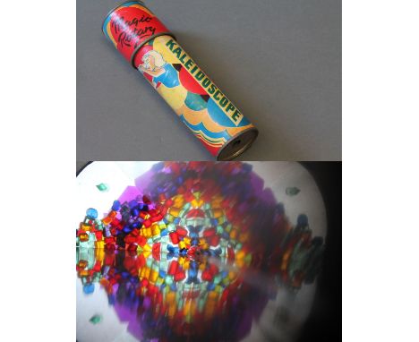 A vintage magic rotary kaleidoscope 