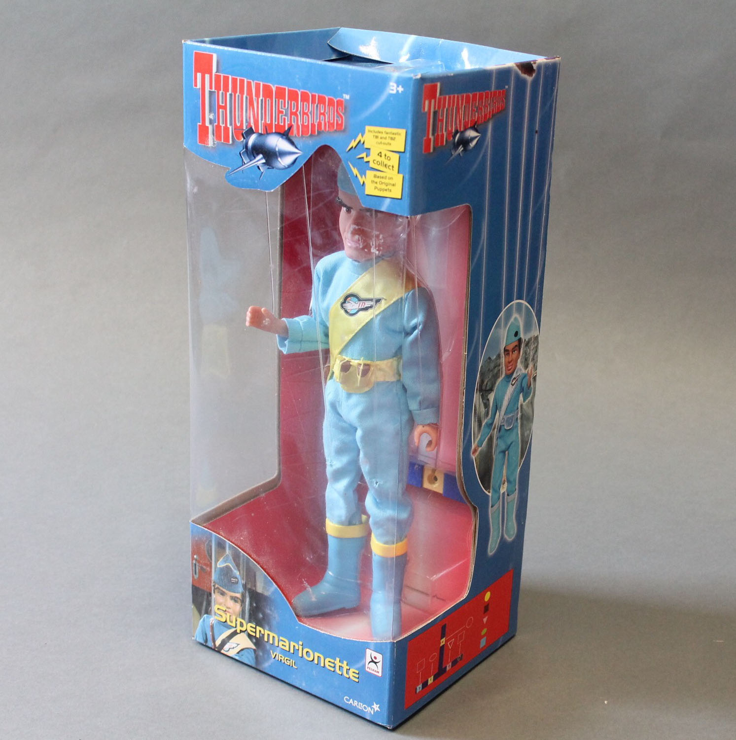 A boxed Pelham Puppets Thunderbirds doll, Virgil