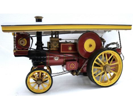 A Michael Holden 3/4 Inch Scale Live Steam Allchin Showman's Traction Engine. Michael Holden production No. 217 inscribed on 
