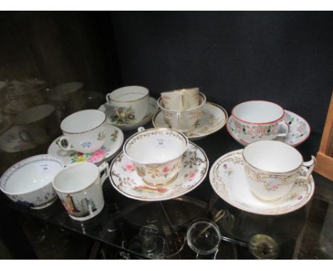 New Hall and other tea wares  