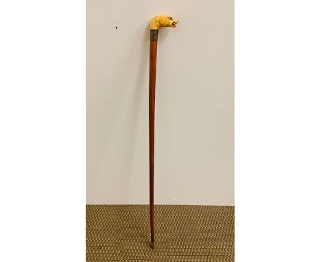 A Walking stick that comes from the estate of Peter Kauert that is reported to have belonged to Sir Henry Irving and was retr