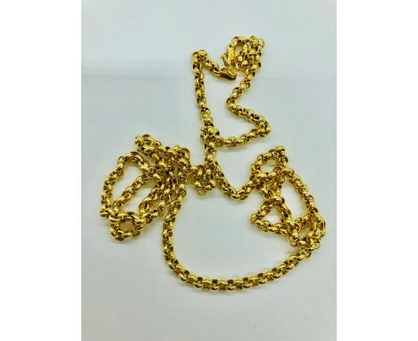 A 9ct yellow gold necklace (6.6g)