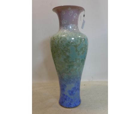 A floor standing Chinese porcelain vase, H.102cm 