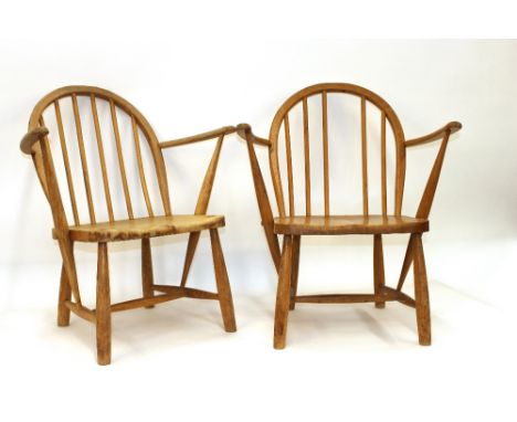 Two Ercol stick back child's chairs, AF