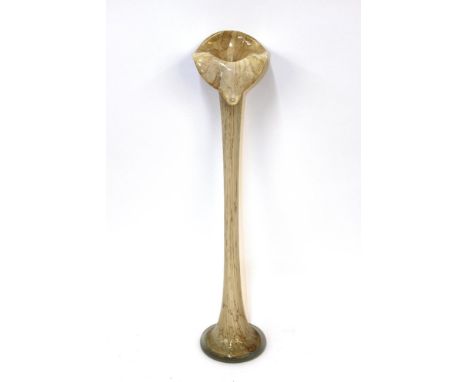 A tall Art Glass Jack In The Pulpit design vase, 81cm high