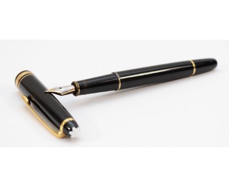 Montblanc, Meisterstuck fountain pen with 14k gold nib, nib stamped 4810, of medium size, cartridge filled.