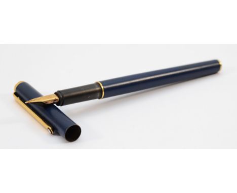 Montblanc, fountain pen, cartridge filled, with matte black body.