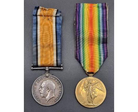 Medals: a WWI pair, to 5112 Pte S Johnston Middx R.