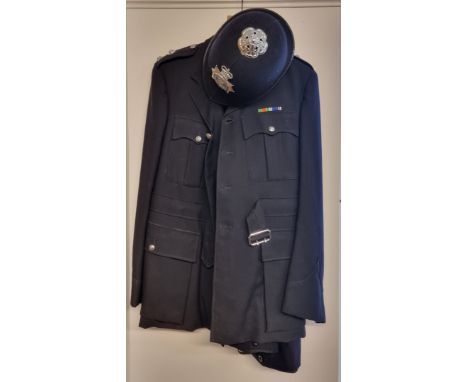 A West Sussex Constabulary Detective Inspector's Police uniform,&nbsp;comprising: a coat and trousers; together with a Cornwa