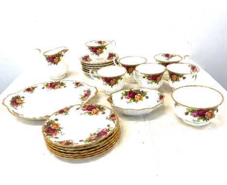 Part Royal Albert tea service 23 pieces includes cups saucers etc 