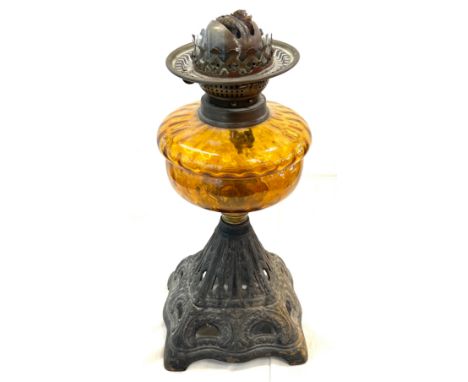 Vintage oil lamp, with funnel 