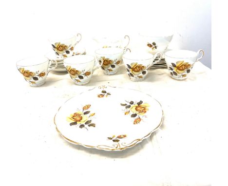 Part regency bone china tea service 