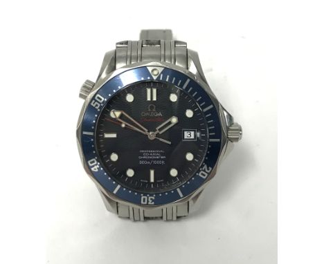 Omega, Seamaster, a 2009 gents stainless steel Co Axial Chronometer wristwatch with original box and outer boxes, booklet, ce