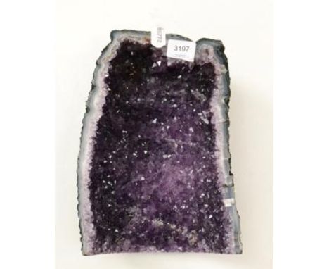 An Amethyst Cave, Brazil, 30 cm high 