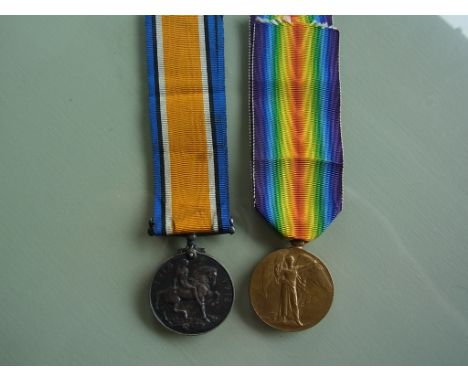 First World War & Victory Medal pair to 17707 Pte. A. FRIZELL, Dorset Regiment - possibly related to lot 109