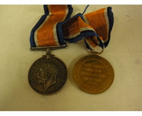 World War I Duo to 33000 Pte F.H Foxley  CHES R