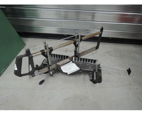 A manual mitre saw