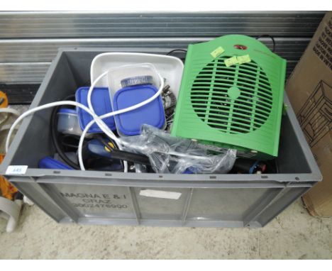 A box of tools etc
