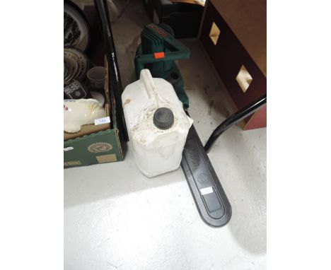 A vintage electric chainsaw by Bosch