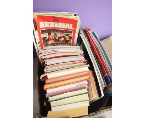 Approximately 85 Big Match Arsenal football programmes plus handbooks and books, including Spurs away 1970/71