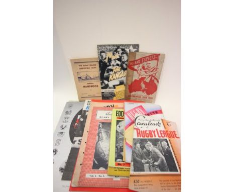 Rugby League - Selection of vintage annuals, booklets and tour brochures