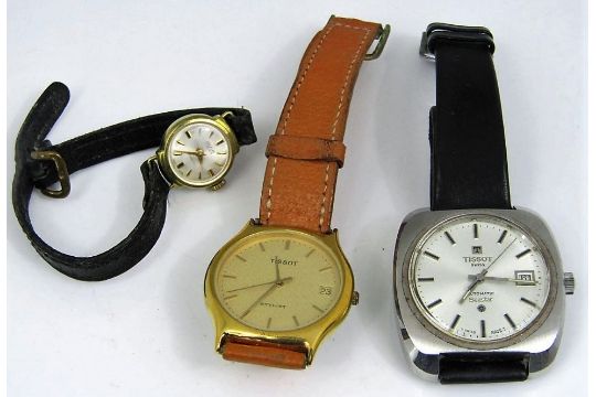 Two vintage Tissot watches to include a automatic Seastar Two vintage Tissot watches to include a automatic Seastar