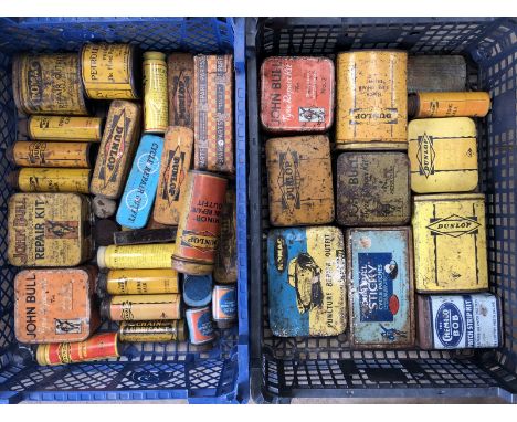 Two trays of puncture repair kit including John Ball, Dunlop etc.
