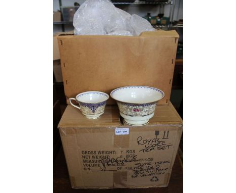 Two boxes of Royal Worcester tea wares.
