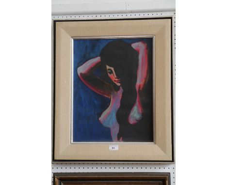 English School (20th century)
Portrait of a Lady
unsigned, acrylic on paper, 45cm x 35cm 