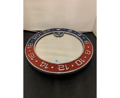 A DEALERS WALL MIRROR 