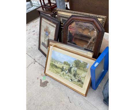 AN ASSORTMENT OF FRAMED PRINTS AND PICTURES 