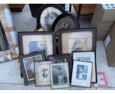 AN ASSORTMENT OF VITAGE FRAMED PRINTS AND PICTURES 