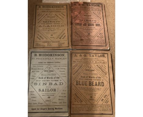 AN A&amp;G TAYLOR PAMPHLET DIRECTORY 1884-1885, TWO R. HODGKINSON PAMPHLET DIRECTORIES 1885-1886 