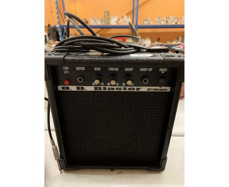 A 'B B BLASTER' ELECTRIC AMPLIFIER 