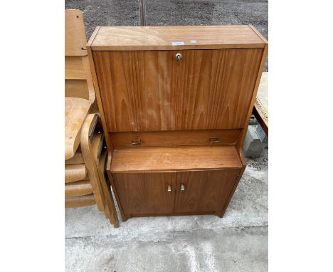 A VINTAGE TEAK REMPLOY BUREAU 