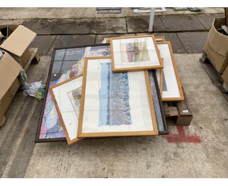 A LARGE QUANTITY OF FRAMED PRINTS AND PICTURES 