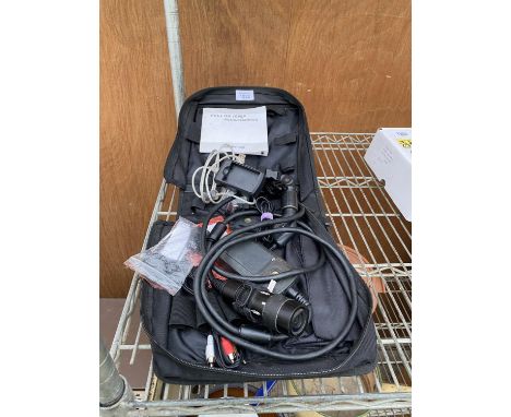 A FULL HD 1080P ACTION CAMERA COMPLETE WITH CASE AND USER MANUAL 