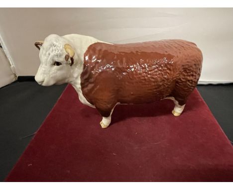 A BESWICK CHAMPION OF CHAMPIONS HEREFORD BULL 