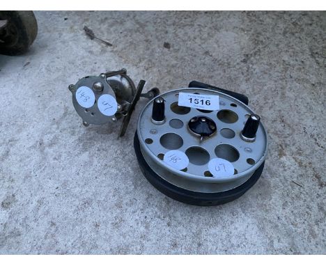 TWO VINTAGE FISHING REELS 