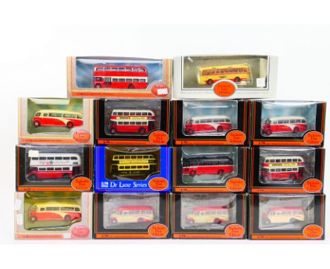 EFE - 14 boxed diecast 1:76 scale model buses from EFE. Lot includes #15907DL Leyland PD1 'Lytham St.Annes'; #11902 Harringto