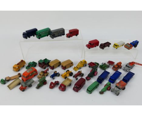 Matchbox - Lesney - Dinky Dublo - 36 unboxed playworn diecast model vehicles. Lot includes Dinky Dublo Land Rover; Matchbox R