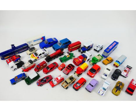 Hotwheels - Maisto - ESCI - Corgi - Mattel. A selection of Thirty-nine loose diecast models appeating in Playworn to Excellen