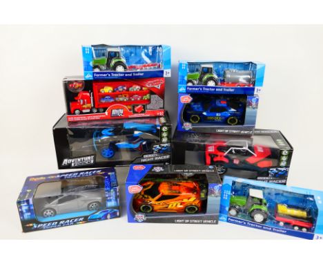 Chad Valley - Carousel - Mattel. A selection of Nine boxed die cast models appearing in Excellent condition and in varying sc
