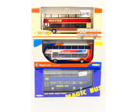 Creative Master Northcord - Three boxed diecast 1:76 scale Limited Edition model buses from Creative Master Northcord Ltd in 